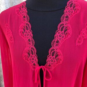 Expressions By California Dynasty Long Red Robe